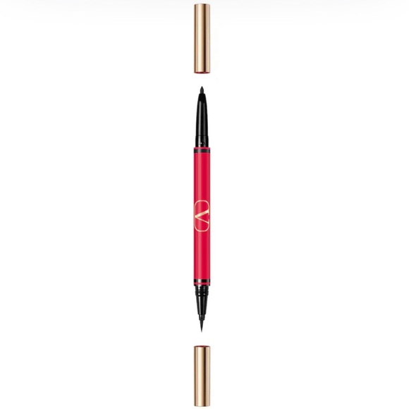 Valentino Double Ended Gel Eyeliner Pencil Twin 01 Black & Black